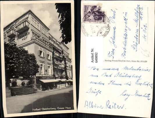 Alte Ansichtskarte – Old Postcard