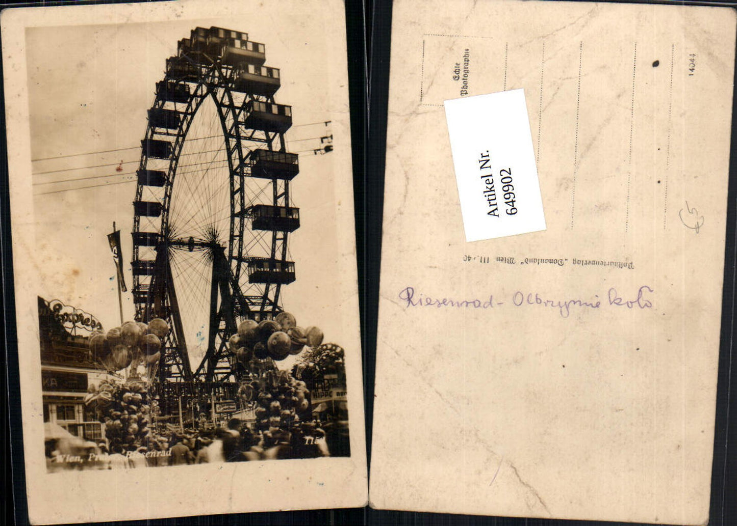 Alte Ansichtskarte – Old Postcard