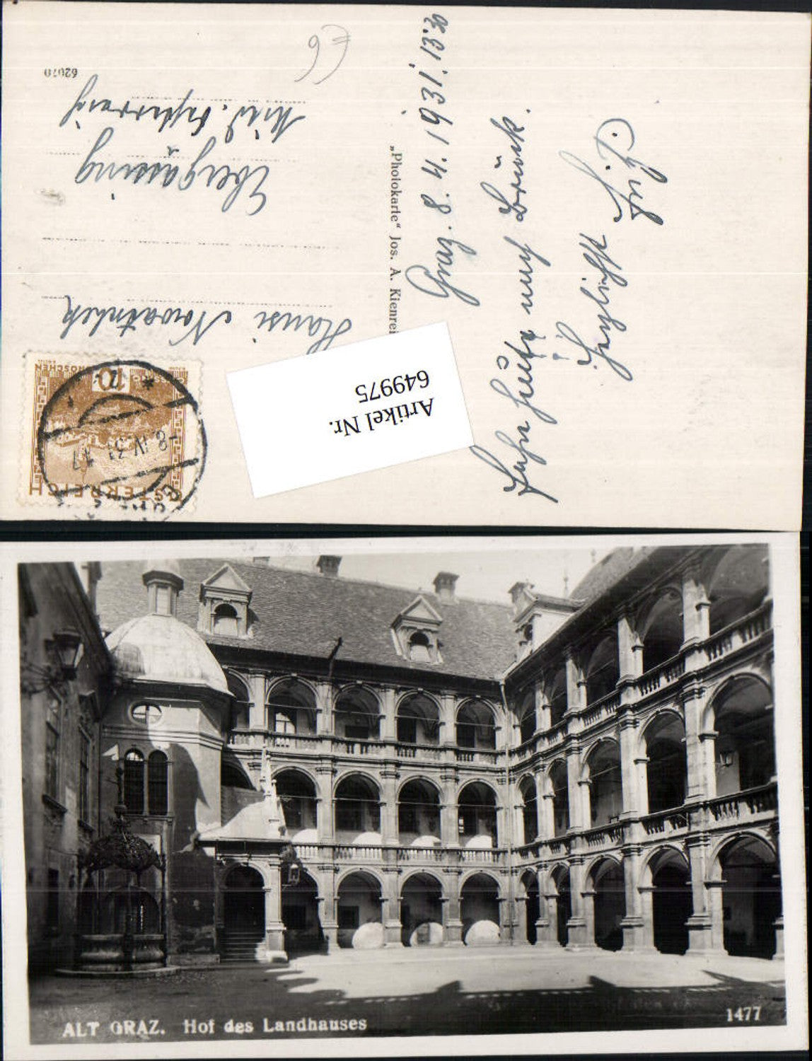 Alte Ansichtskarte – Old Postcard