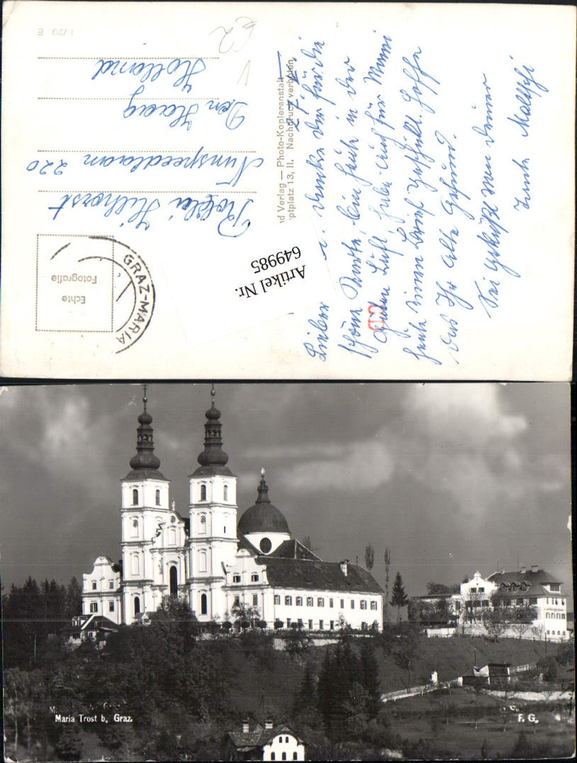 Alte Ansichtskarte – Old Postcard