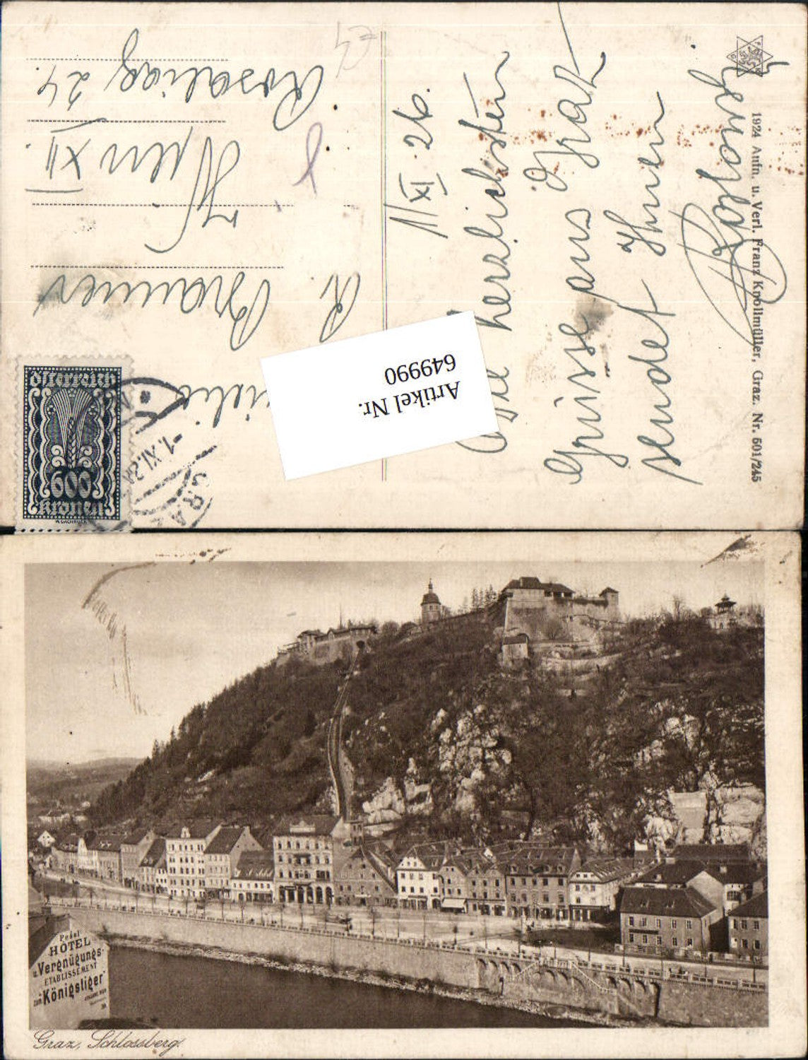 Alte Ansichtskarte – Old Postcard