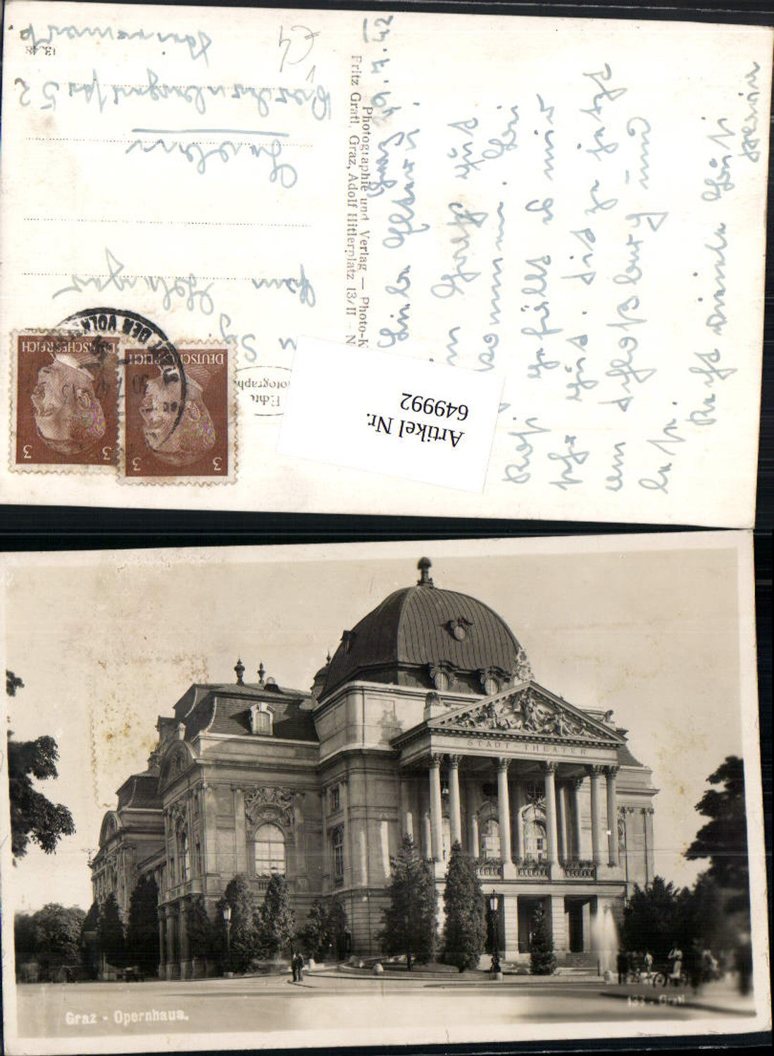 Alte Ansichtskarte – Old Postcard