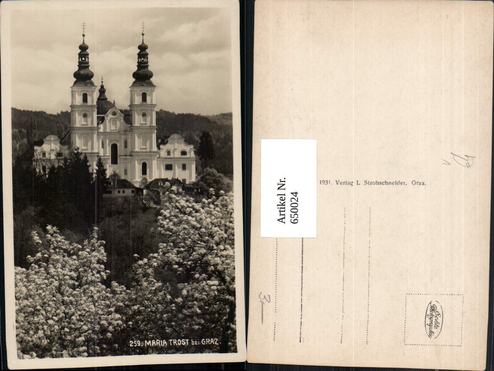 Alte Ansichtskarte – Old Postcard