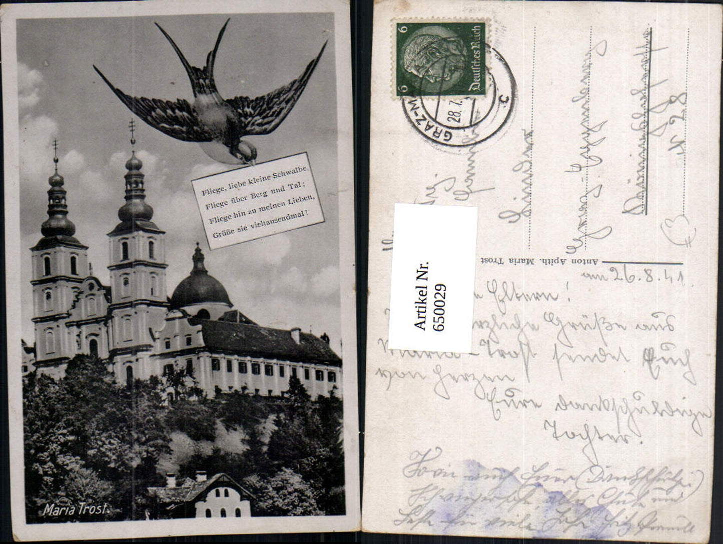 Alte Ansichtskarte – Old Postcard
