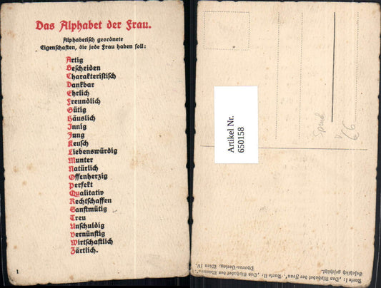 650158, Humor Alphabet of Women, Phorus Publishing