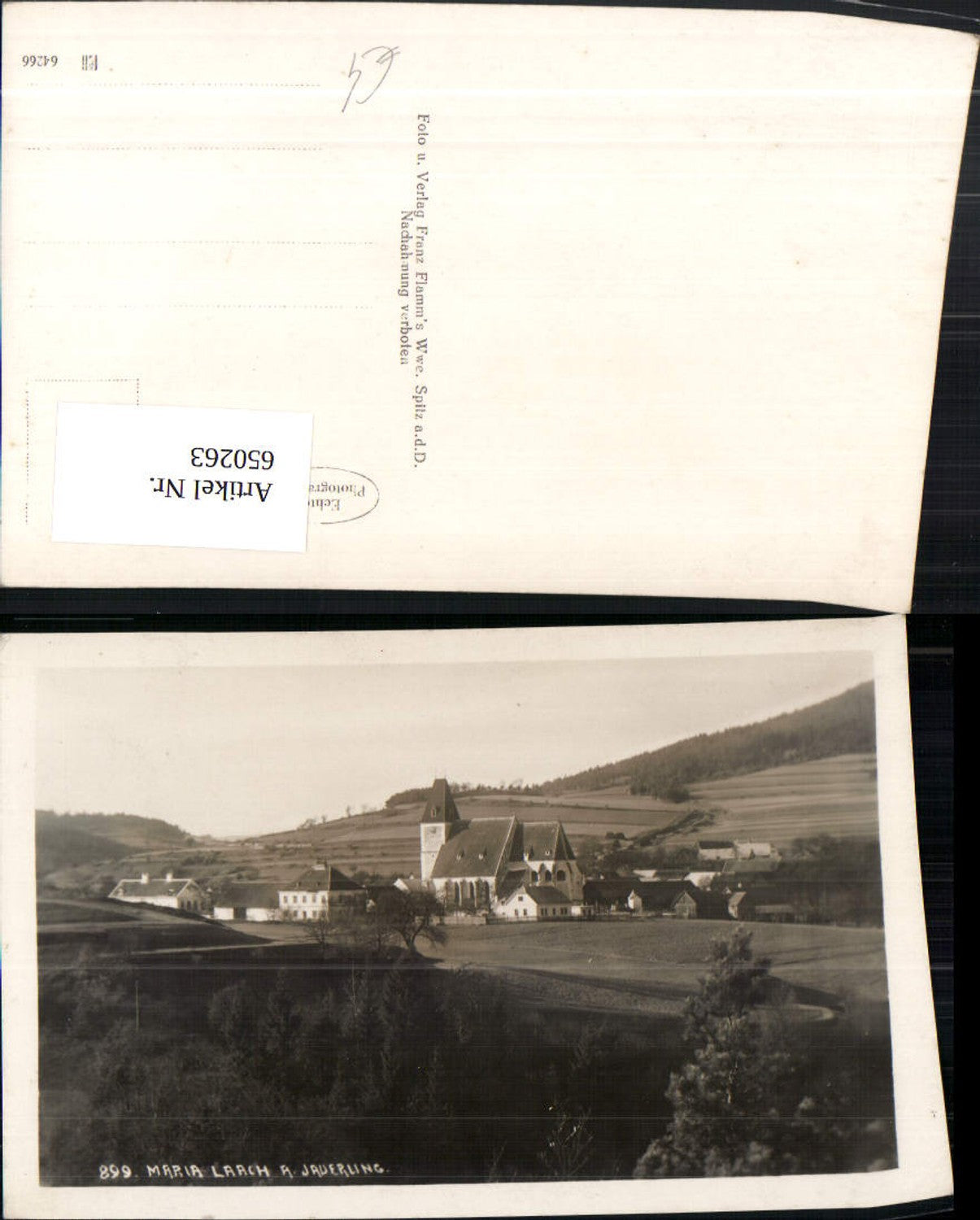 650263,Foto Ak Maria Laach am Jauerling