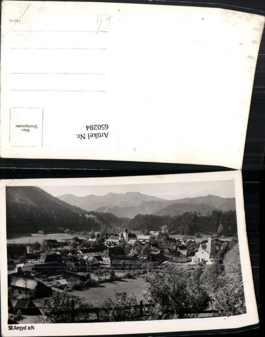 650284,Foto Ak St. Aegyd am Neuwalde