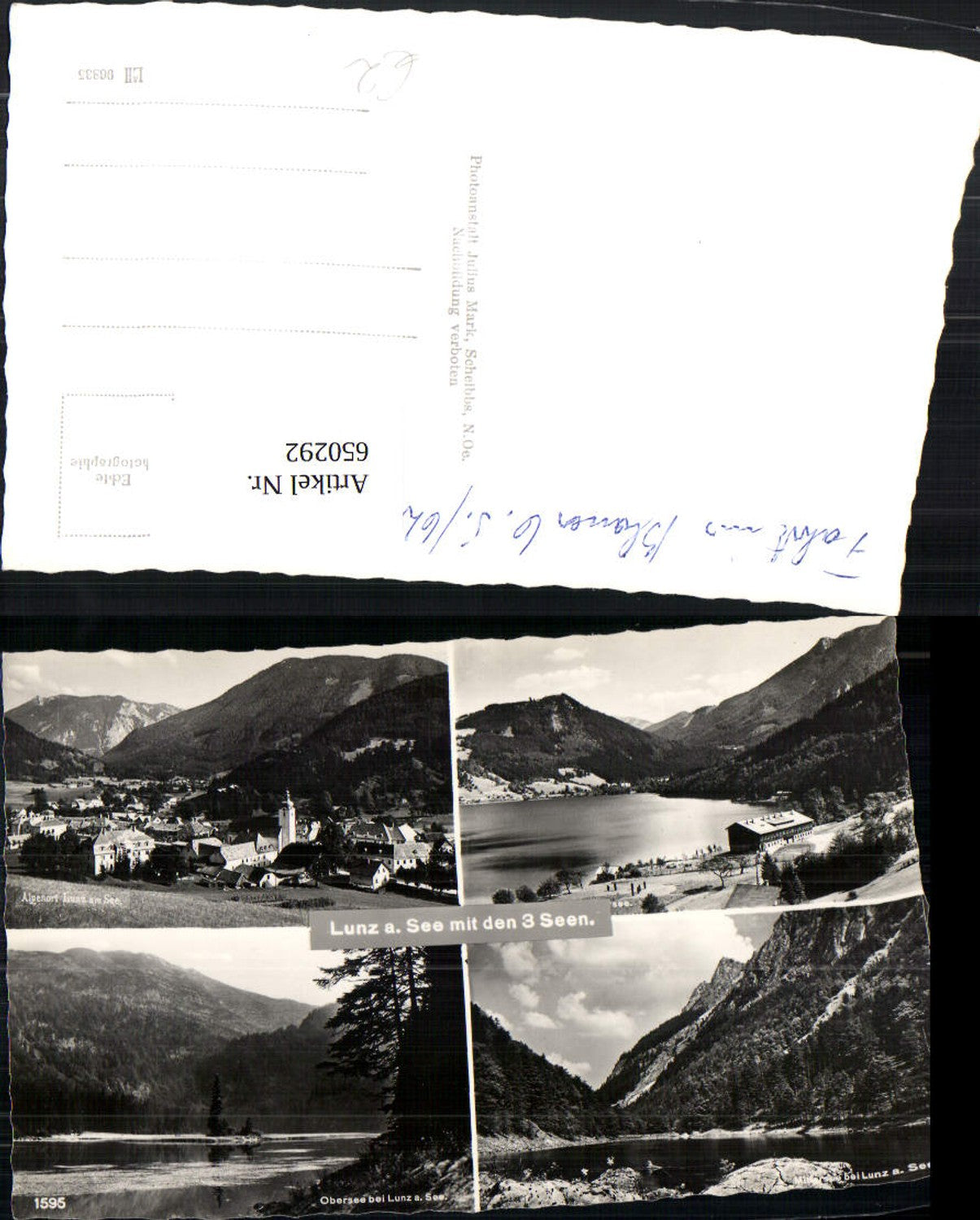 650292,Mehrbild Ak Lunz a. See mit d. 3 Seen Obersee Mittersee