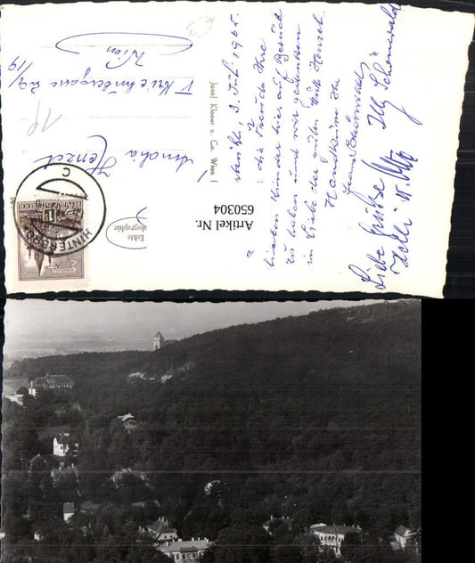 650304,Foto Ak Vorderbrühl geg. Burg Liechtenstein Mödling