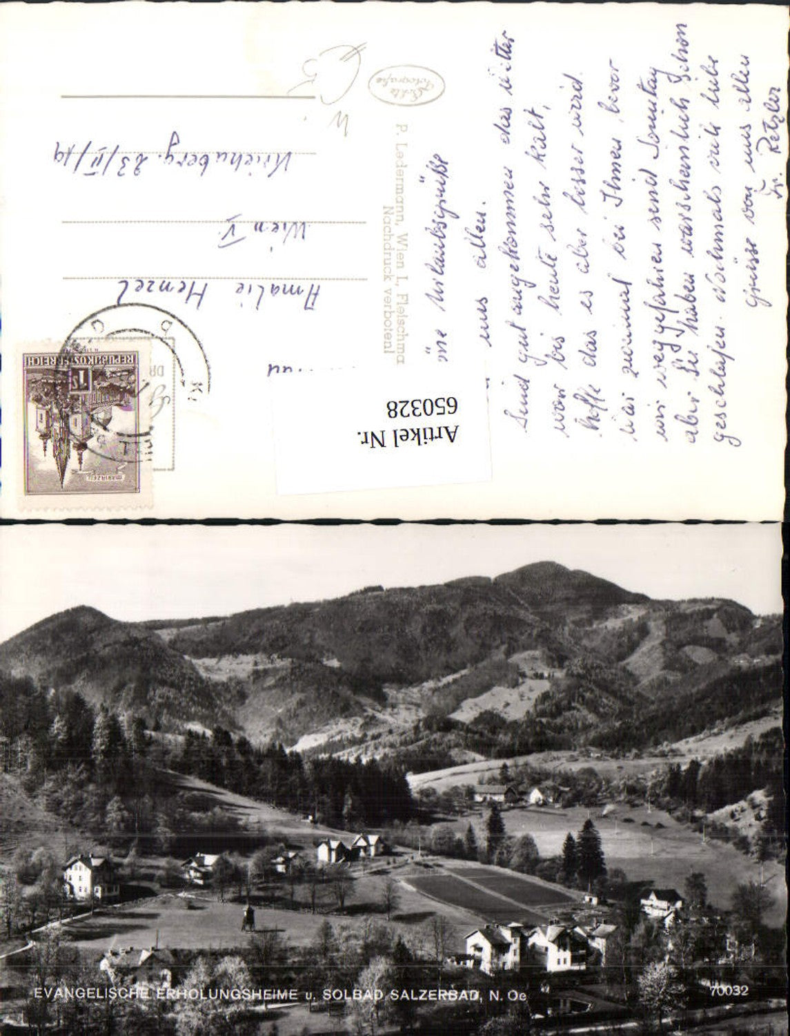 650328,Evang. Erholungsheime Solbad Salzerbad Kleinzell-Salzerbad Kleinzell