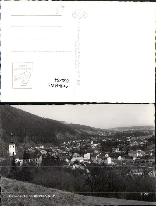 650364,Foto Ak Gloggnitz Ansicht