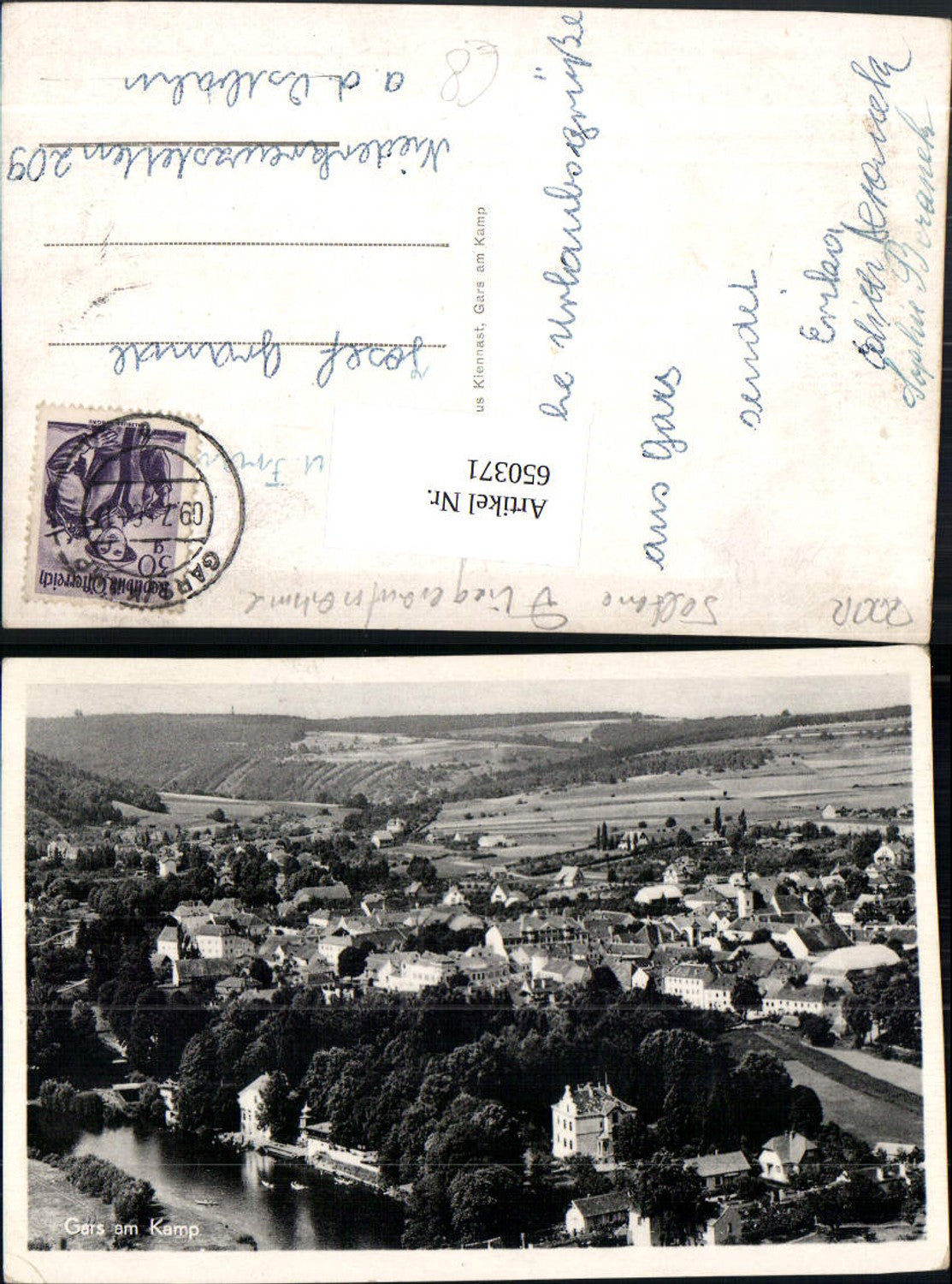 650371,Gars a. Kamp Ansicht