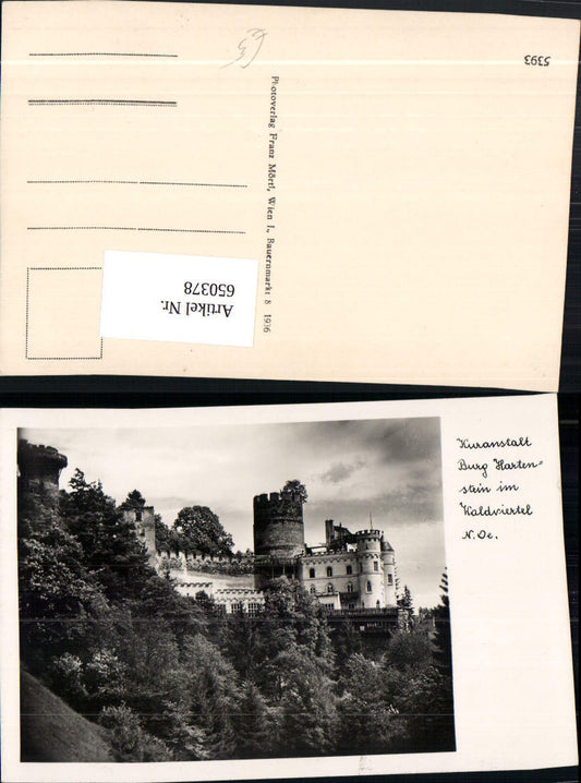 650378,Burg Hartenstein im Waldviertel Weinzierl am Walde