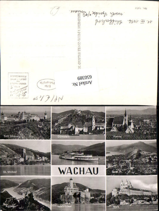 650389,Mehrbild Ak Dürnstein Krems Spitz Wachau Schiff Dampfer