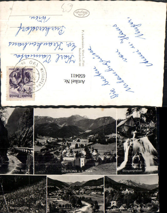 650411,Mehrbild Ak Göstling a. d. Ybbs Die Noth Stiegengraben Totale