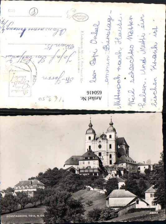 650416,Foto Ak Sonntagberg Wallfahrtskirche Rosenau b. Sonntagberg