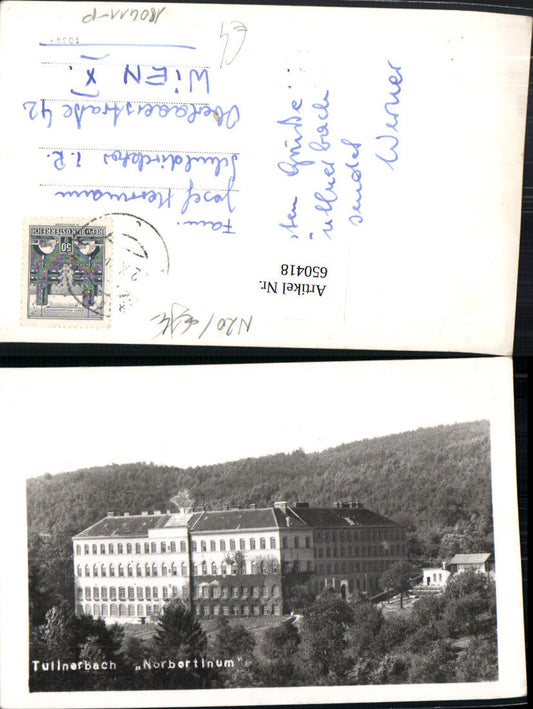 650418,Foto Ak Tullnerbach Norbertinum
