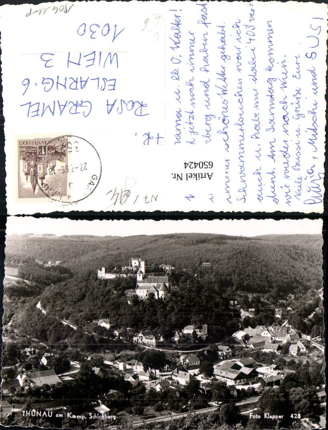 650424,Thunau a. Kamp Schloßberg Gars am Kamp pub Foto Klapper 428