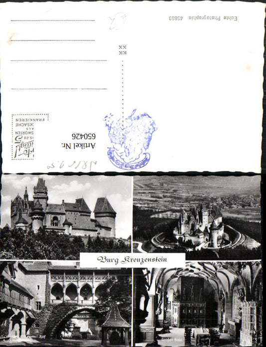 650426,Mehrbild Ak Burg Kreuzenstein Hof Grosser Saal Leobendorf