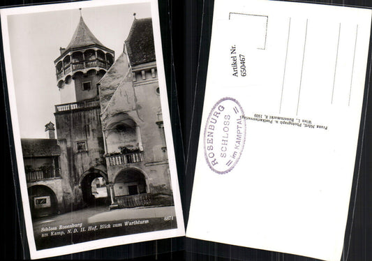 650467,Rosenburg am Kamp Schloss Warthturm