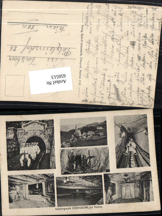 650513,Salzbergwerk Dürnberg Hallein Bergbau
