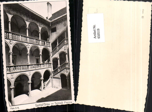 650519,Spittal an der Drau Schloss Porcia Arkaden pub Kunz Ruda
