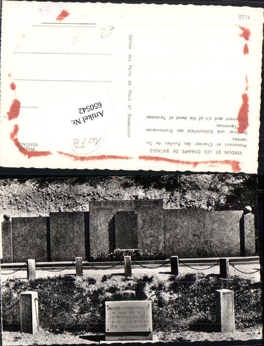 650542,Verdun et les Champs de Bataille Monument
