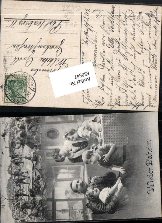 650547,Soldat Patriotik Kinder Mutter Gefecht Zigarette rauchen Stp. Herscheid n. Plattenberg