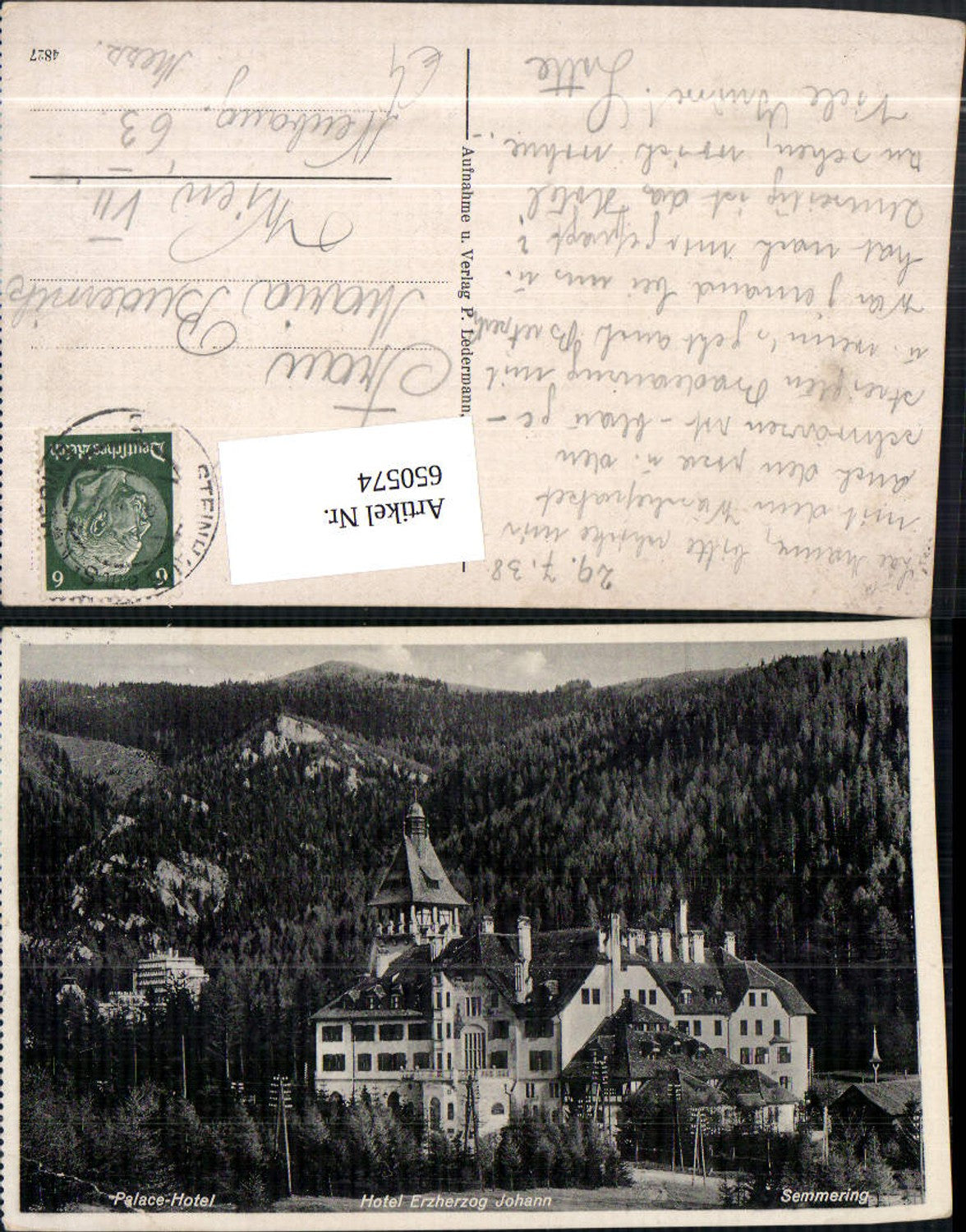 650574,Semmering Palace Hotel u. Hotel Erzherzog Johann