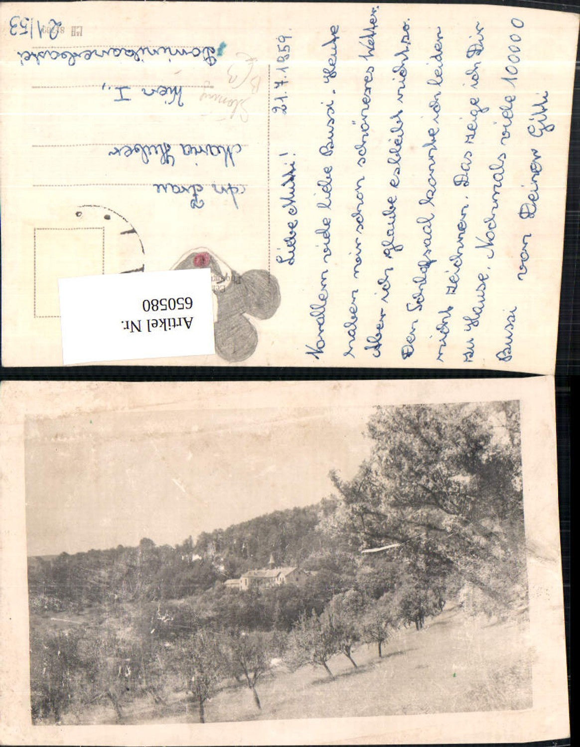 650580,Foto Ak Stössing Ansicht