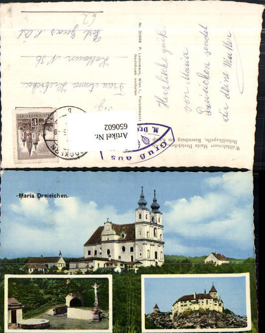 650602,Mehrbild Ak Maria Dreieichen Bründlkapelle Rosenburg-Mold