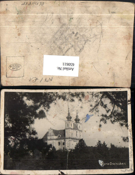 650611,Foto Ak Maria Dreieichen Basilika Rosenburg-Mold