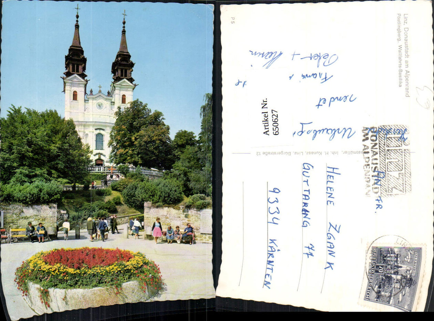 650627,Linz Pöstlingberg Wallfahrtsbasilika Kirche