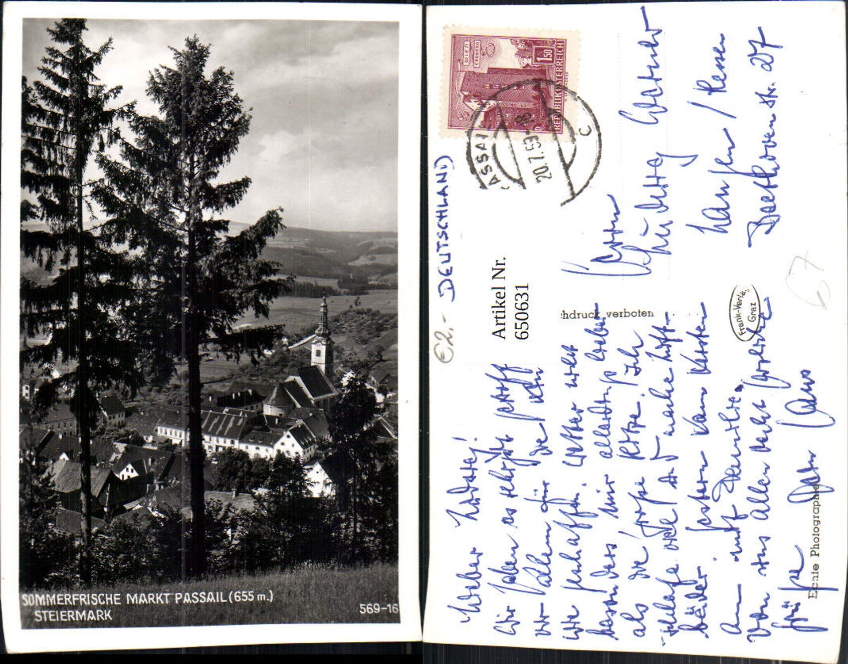 Alte Ansichtskarte – Old Postcard