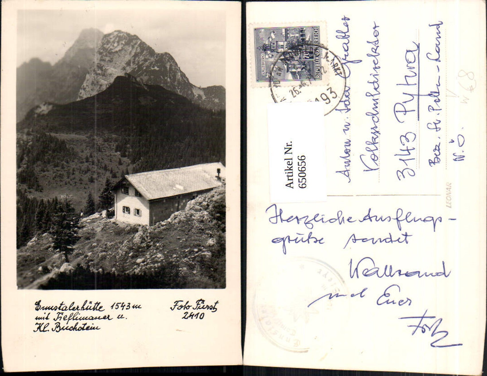 Alte Ansichtskarte – Old Postcard