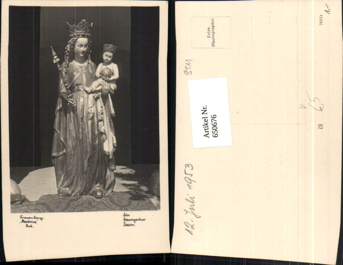 Alte Ansichtskarte – Old Postcard