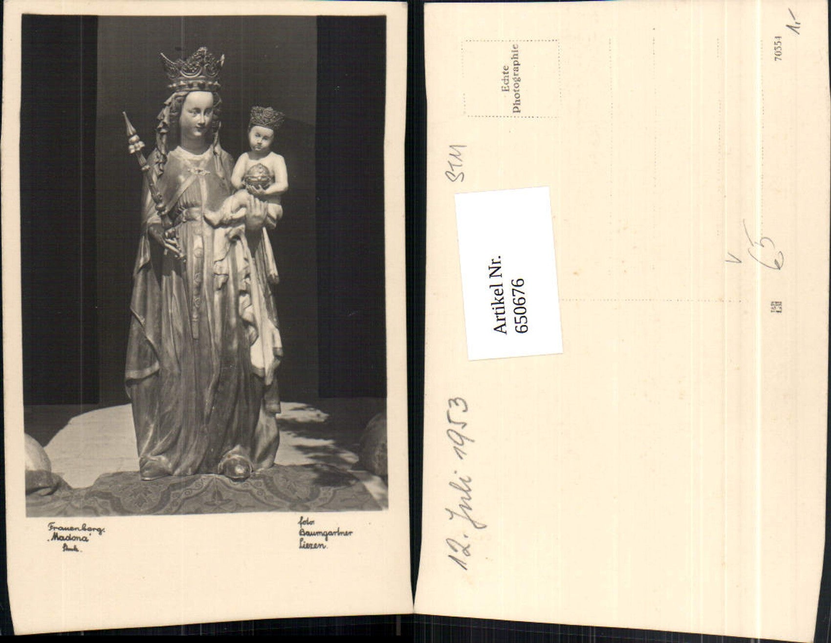 Alte Ansichtskarte – Old Postcard