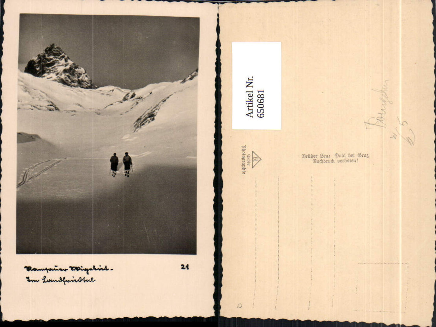 Alte Ansichtskarte – Old Postcard