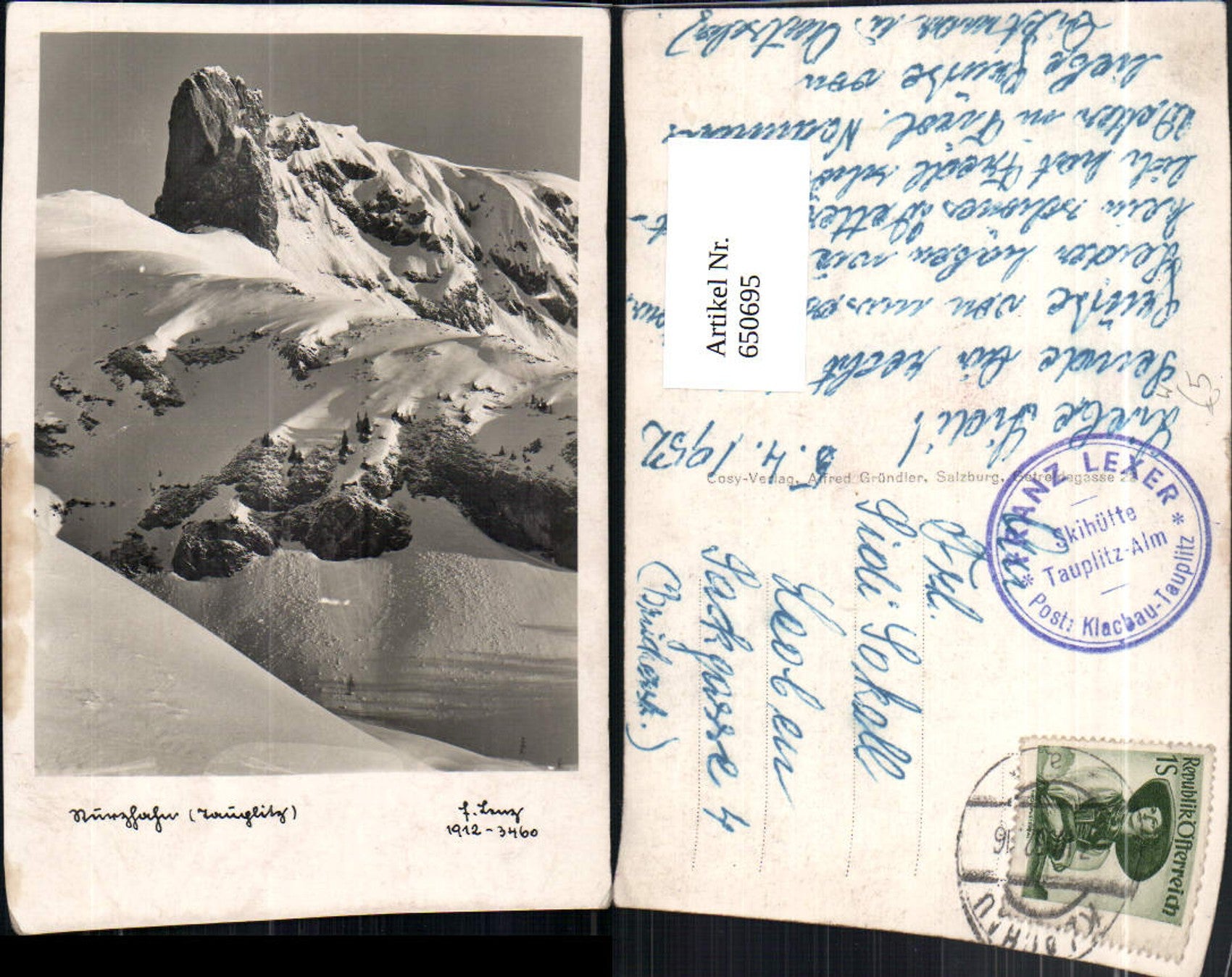 Alte Ansichtskarte – Old Postcard