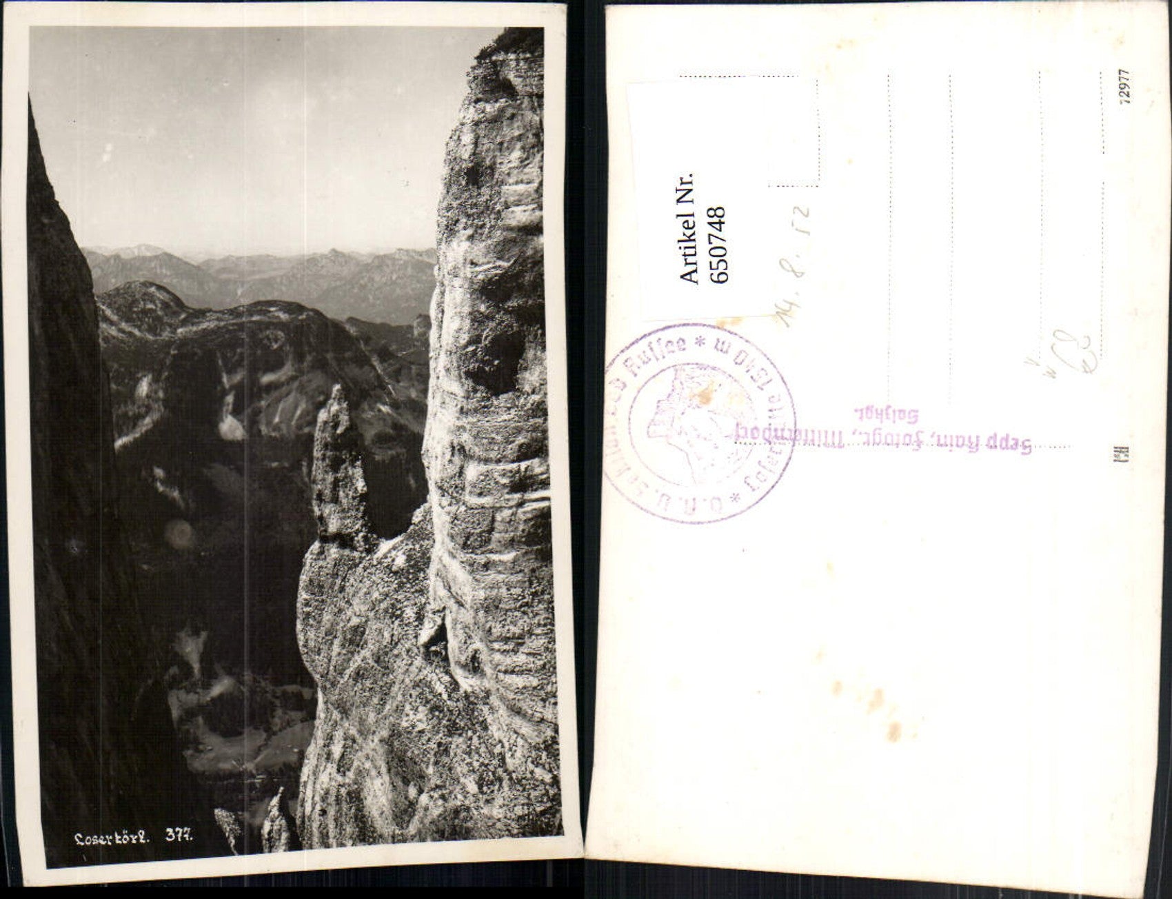 Alte Ansichtskarte – Old Postcard