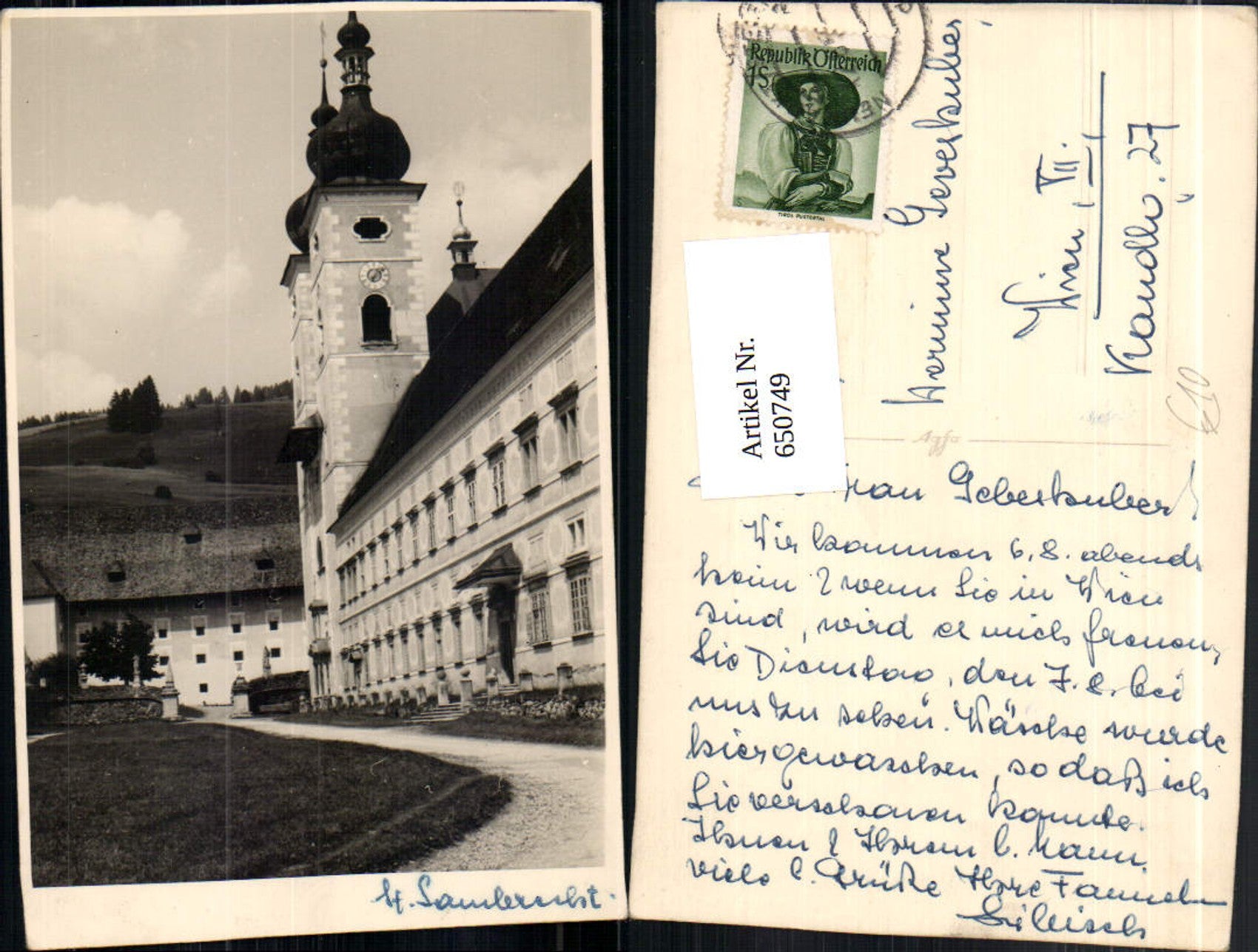 Alte Ansichtskarte – Old Postcard