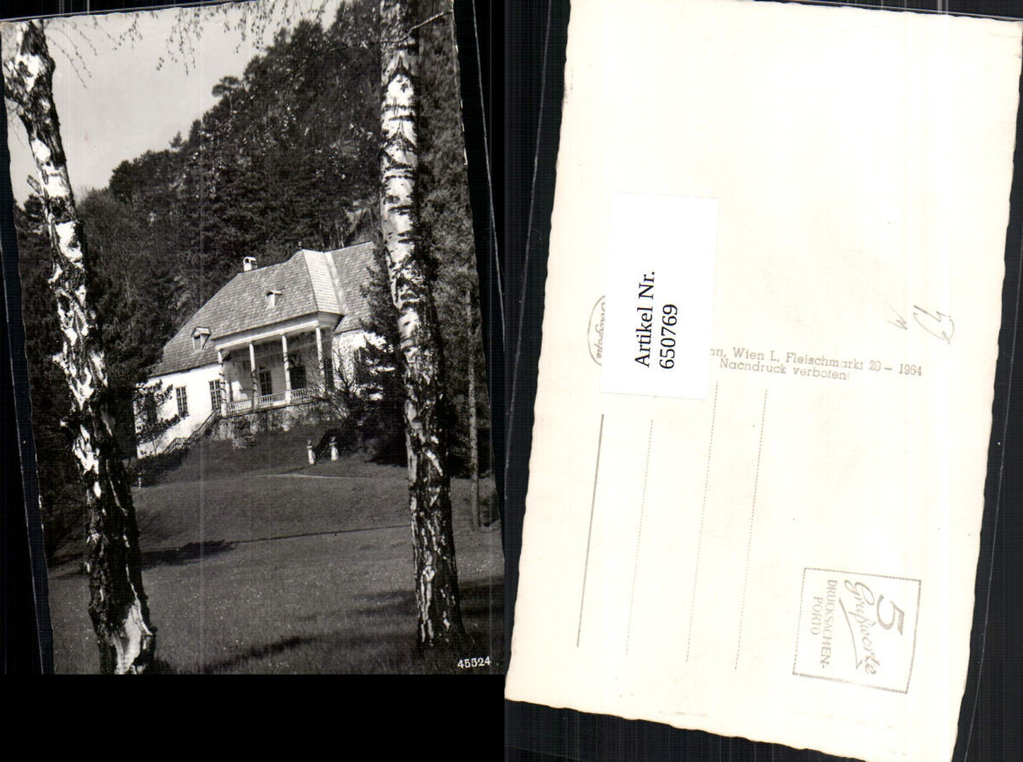 650769,Raimundvilla b. Bad Ischl Bäume Birken