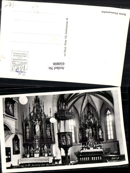 650808,Lasberg bei Freistadt Altar Kirche