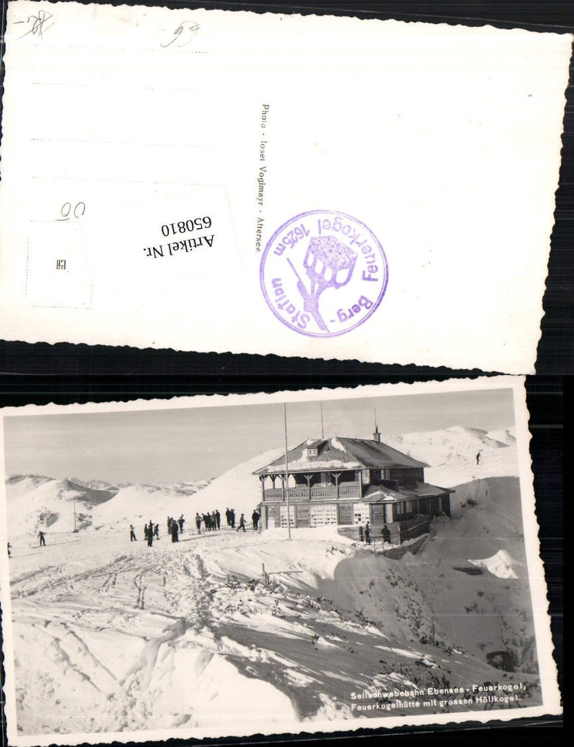650810,Seilschwebebahn Feuerkogel Ebensee Höllkogel Feuerkogelhütte