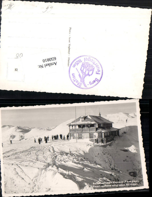 650810,Seilschwebebahn Feuerkogel Ebensee Höllkogel Feuerkogelhütte