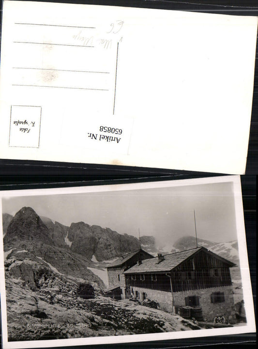 650858,Simonyhütte und Schöberl Gosau pub Max Mayer Leoben 555