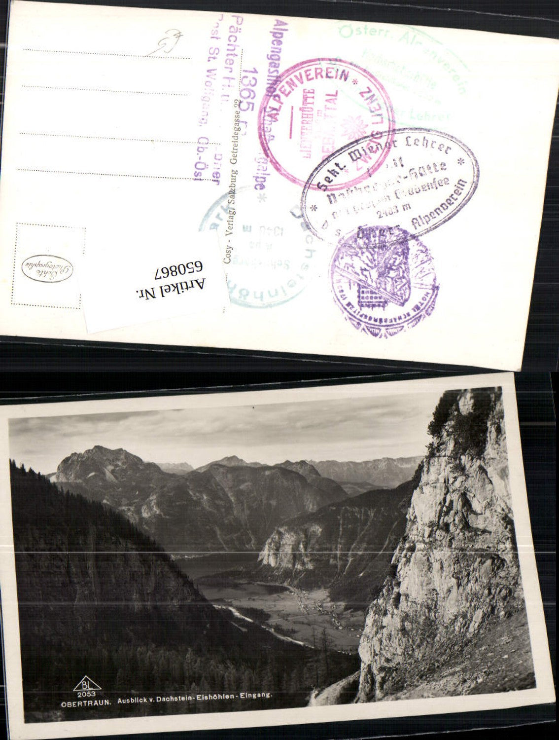 650867,Obertraun Dachstein Eishöhle Eingang