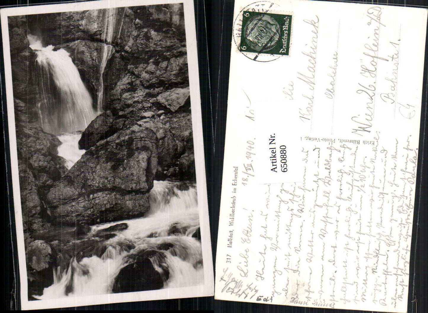 650880,Hallstatt am Hallstättersee Waldbachstrub Echerntal Wasserfall