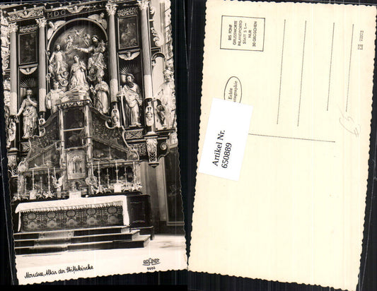 650889,Mondsee Altar Stiftskirche pub Brandt 9696