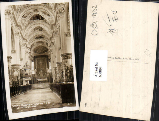 650894,Stift Kremsmünster Stiftskirche pub A. Stefsky